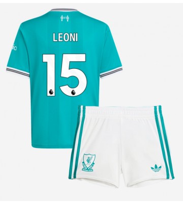 Liverpool Giovanni Leoni #15 Tredje Kläder Barn 2025-26 Kortärmad (+ Korta byxor)